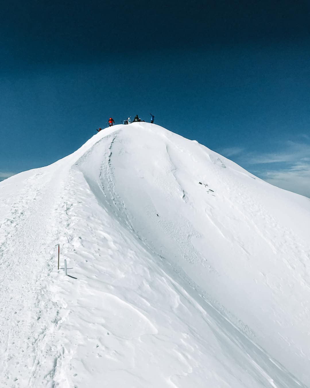 Elbrus vuoren huippuharjanne
