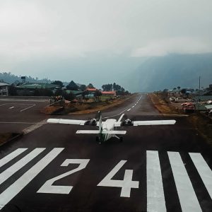 Lukla lentokenttä Nepalissa