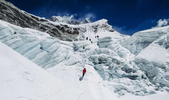 Island Peak jäätikkö