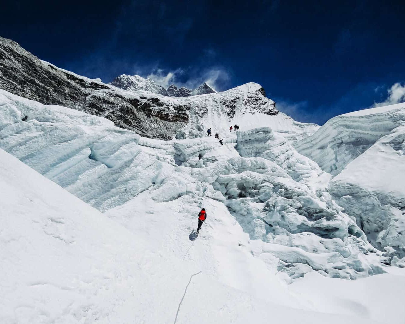Island Peak jäätikkö