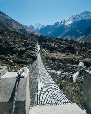 Riippusilta Langtangissa